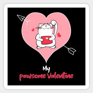 My Pawsome Valentine Magnet